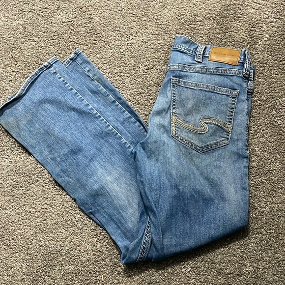 Men’s Silver Jeans - Picture 1 of 9